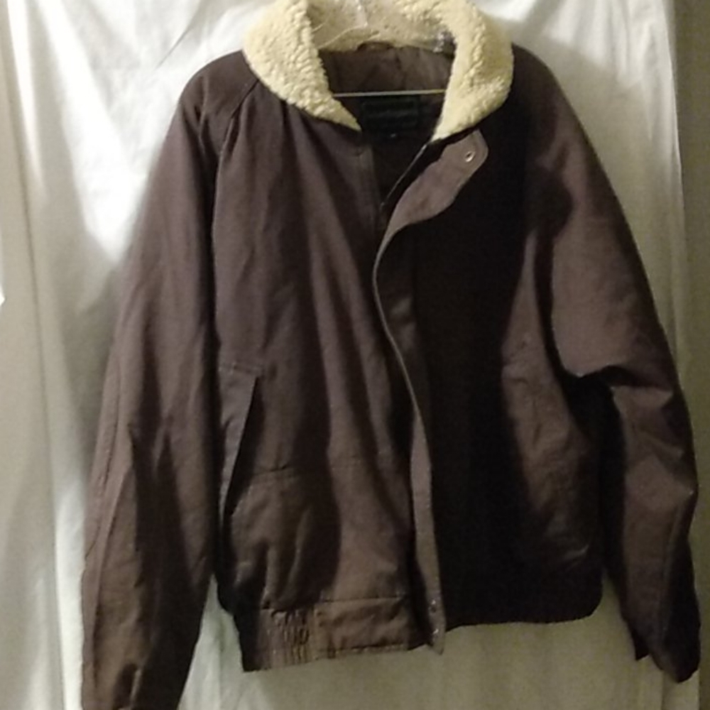 Very nice peter England bomber jacket in Brown